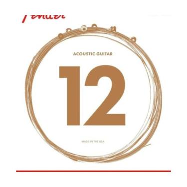 Imagem de Encordoamento Fender .012 60l Para Violão Aço Bronze