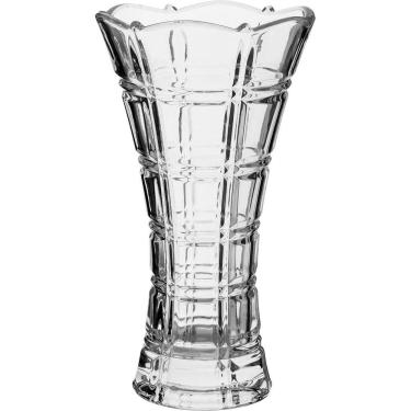 Imagem de LANNA VASO DECORATIVO 23x13x13cm VIDRO TRANSPARENTE