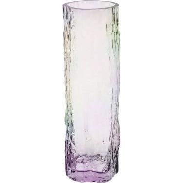 Imagem de VASO DECORATIVO ENFEITE PLANTA TRONCO VIDRO 30x10x10cm TRANSPARENTE