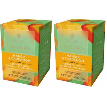 Imagem de Chá Verde Taylors of Harrogate Manga e Cardamomo 40 Sachês