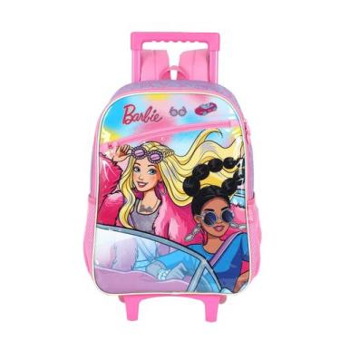 Imagem de Mochila de Rodinhas Infantil Barbie Up4you Pequena, Pink, Único
