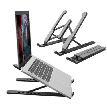 Imagem de Suporte Para Notebook Ergonômico Regulável Base DE - PLUS