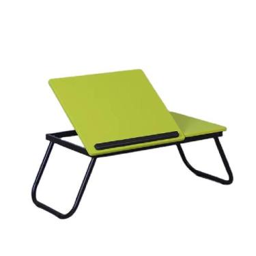 Imagem de Suporte notebook cama azul ajustável multifuncional - Tempo Real