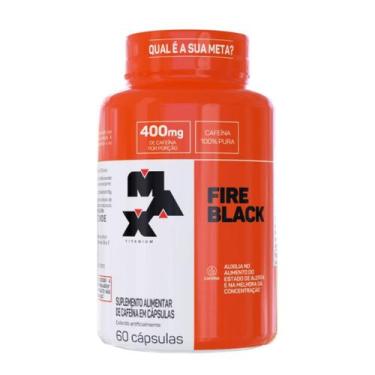 Imagem de Termogênico Fire Black 60 Cápsulas - Max Titanium -, Sem Sabor