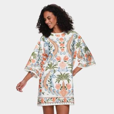 Imagem de Vestido Farm T-Shirt Big Tina, Branco, M
