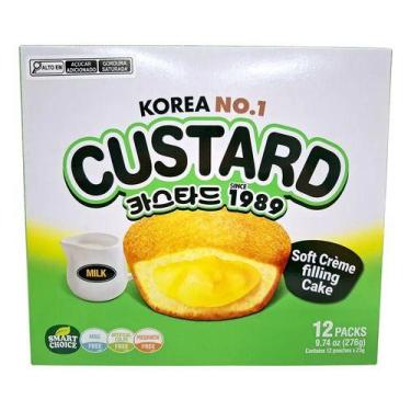 Imagem de Bolo de Creme Custard 276g com 12un - Lotte