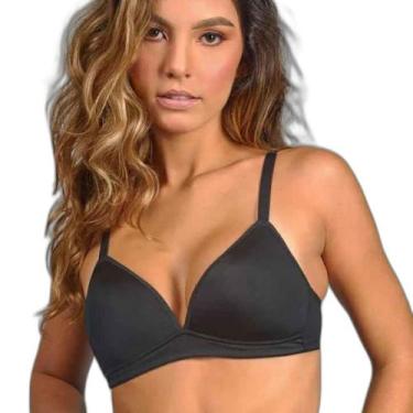 Imagem de Sutiã de lingerie adulto triângulo com bojo estruturado sem aro dulore