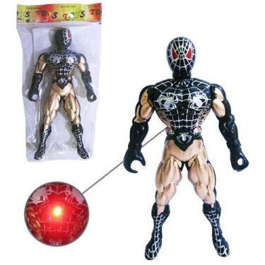 Imagem de Boneco heróis aranha- luz a bateria - ARK BRASIL