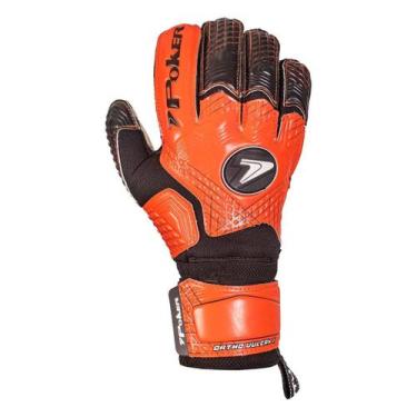 Imagem de Luva De Goleiro Poker Futebol Campo Profissional Ortho Vulcan II, Lara