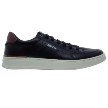 Imagem de Sapatênis Masculino Ferracini Gold FR 2074C Preto, 39, Preto