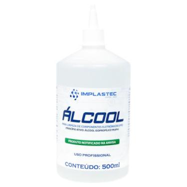 Imagem de Álcool para Limpeza de Eletrônicos 500ML IMPLASTEC - CX / 24, 500ml