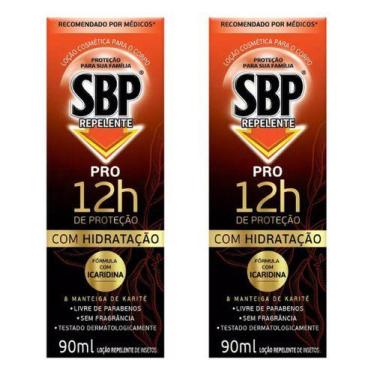 Imagem de Repelente Loção s/ Fragrância SBP Pro 90ml Icaridina kit c/2