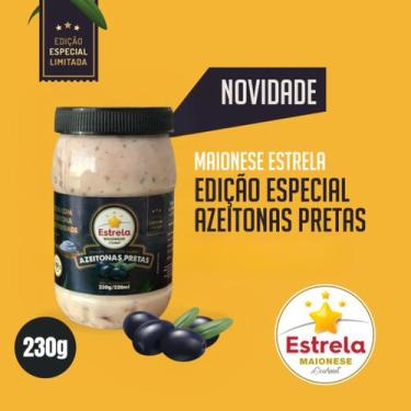 Imagem de Maionese Estrela Edição Especial Azeitonas Pretas 230g