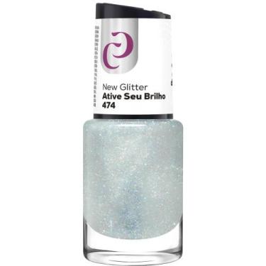 Imagem de Esmalte Cora O Melhor 10ml New Glitter Ative seu Brilho nº474