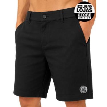Imagem de (LANÇAMENTO) Bermuda Cyclone Hibrida Stretch Surfer Termo Logo - PRETO