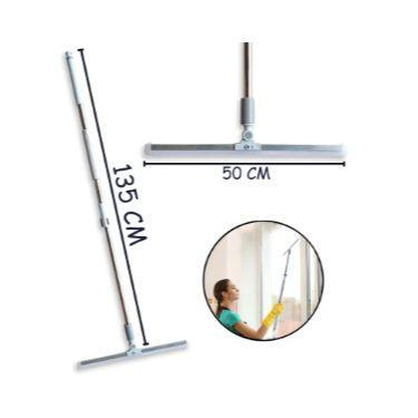 Imagem de Rodo De Silicone 50 cm Multiuso Raspador Para Limpeza De Pisos e Vidro