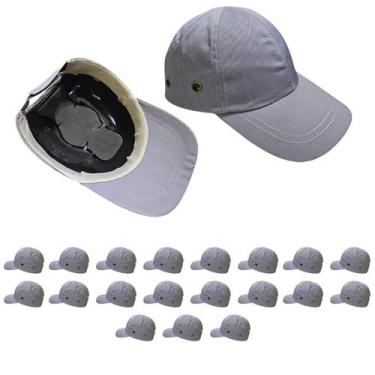 Imagem de Bone com Capacete EPI Kit 19 Uni Obra Seguranca Conserto Reparo Constr