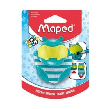 Imagem de Apontador com coletor Croc Croc Hipopótamo 1 furo 016610 - Maped