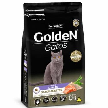 Imagem de Ração Golden Gato Adulto Salmão 3kg Premium Especial para Gatos Adulto