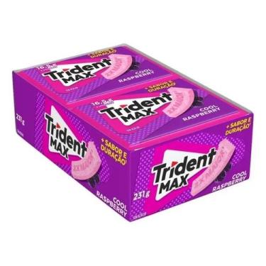 Imagem de Chiclete Trident Max Raspberry S/ Açúcar - Cx 14u de16,5g