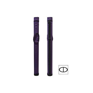Imagem de 1x1 Capa rígida para taco de bilhar para carregar taco de bilhar - 1B1S - comporta 1 bumbum e 1 eixo (várias cores disponíveis) (roxo)