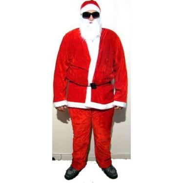 Imagem de Roupa Papai Noel De Luxo Em Veludo 5 Peças Fantasia Natal (BSL-36041-15)