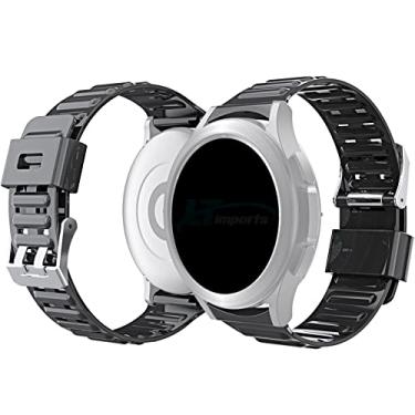 Imagem de Pulseira LT20 LTIMPORTS, compativel com Galaxy Watch6 - Galaxy Watch 6 Classic - Galaxy Watch5 - Galaxy Watch 5 Pro - Galaxy Watch4 - Galaxy Watch 4 Classic (Preto)