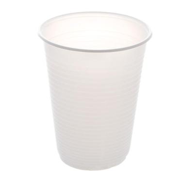 Imagem de Copo de Plástico Descartável de 200ml Pacote com 100 Unidades Branco Kerocopo
