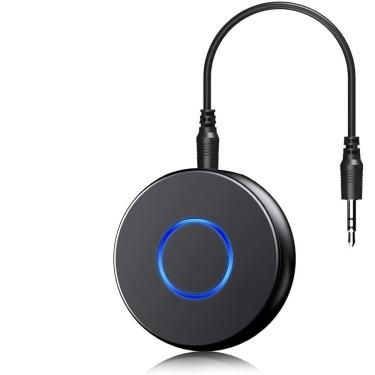 Imagem de Adaptador Bluetooth Aux para carro, receptor bluetooth SONRU para carro, adaptador de áudio sem fio Kits de carro portátil mãos-livres com RCA AUX 