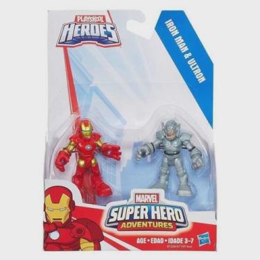 Imagem de PlaySkool Heroes Marvel: Ultron e Homem de Ferro - Hasbro