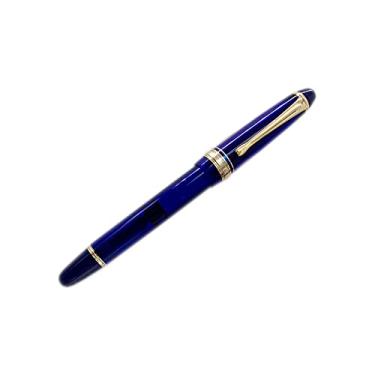 Imagem de Caneta-tinteiro de pistão de acrílico clipe dourado EF/M Nib GiftGift