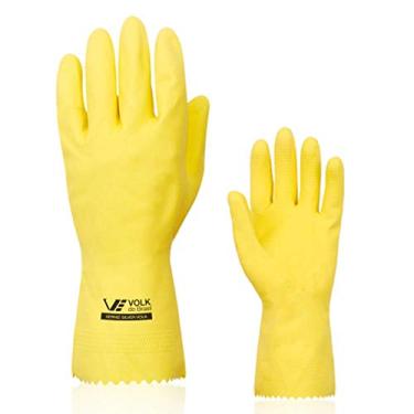 Imagem de Luva Verniz Silver, Amarela, G, Volk