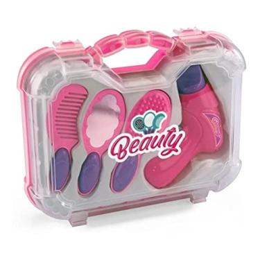 Imagem de Maleta de Beleza Infantil com Secador Espelho Pente Beauty Grande