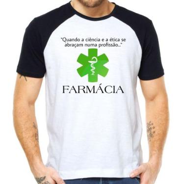 Imagem de Camiseta Farmácia Quando A Ciência E A Ética Se Abraçam - Mago Das Cam