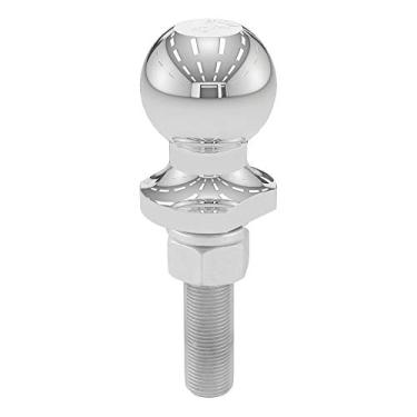Imagem de CURT Bola de engate de reboque cromada 40071, 900 g, diâmetro de 4,7 cm, haste de 3/4 x 7,6 cm