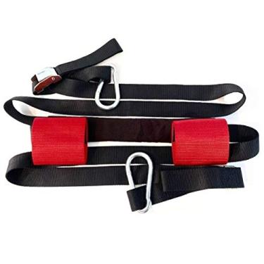 Imagem de Conjunto de anéis de arnês de alça macia com alças de reboque para trailer e alça de transporte para Yamaha Kawasaki Suzuki Honda Ducati Harley de 5 cm de largura com alça de 3,8 cm de largura