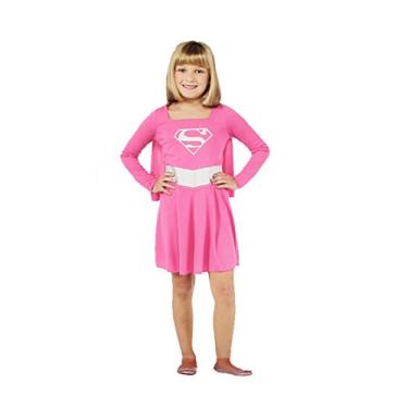 Imagem de Rubie's Fantasia infantil Pink Supergirl, tamanho pequeno (médio)