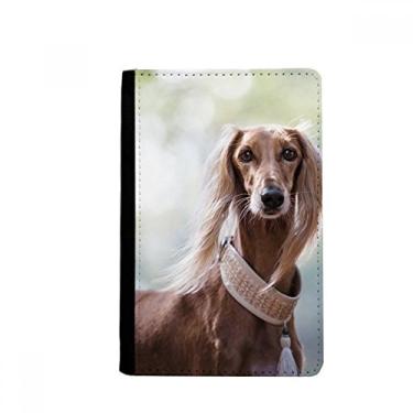 Imagem de Porta-passaporte com imagem de animal de estimação de pescoço longo Notecase Burse carteira capa porta-cartão, Multicolor