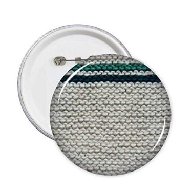 Imagem de Emblema de tecido de malha de linho, cinza, abstrato, broches, emblema, acessório, decoração, 5 peças