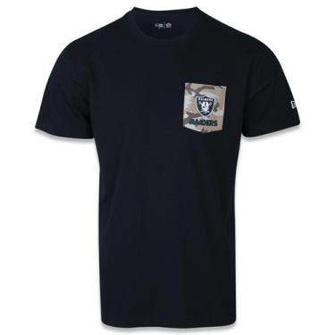 Imagem de Camiseta Las Vegas Raiders Nfl Neutral Wild Preto New Era