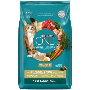 Imagem de Ração Seca Nestlé Purina One Frango e Carne para Gatos Castrados - 7,5 Kg
