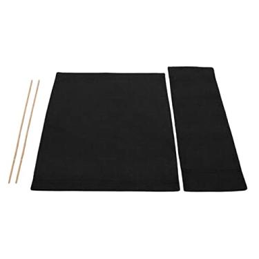 Imagem de WeiLaiKeQi Banqueta Directo Outdoor lavável na máquina com assento de móveis para maquiagem, preto