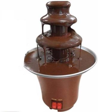 Imagem de Máquina Fondue Profissional Chocolate Fonte Cascata Elétrica - Oem