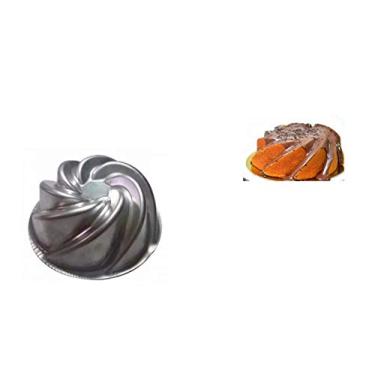 Imagem de Kit Forma Bolo Vulcão Novela 21x9cm Em Alumínio Chicky