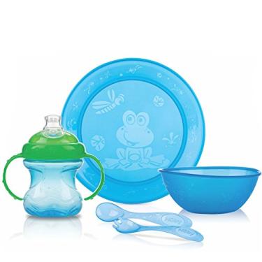 Imagem de Nuby Kit Alimentação com 5 Peças Azul