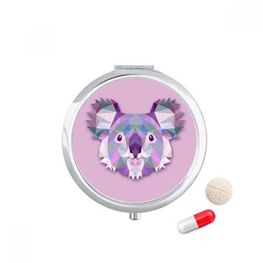 Imagem de Estojo de comprimidos com ilustração de desenho de Koala da Austrália, caixa de armazenamento de medicamentos