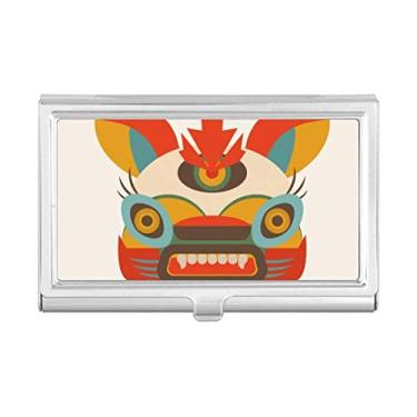 Imagem de Carteira de bolso estilo monstro chinês, porta-cartões