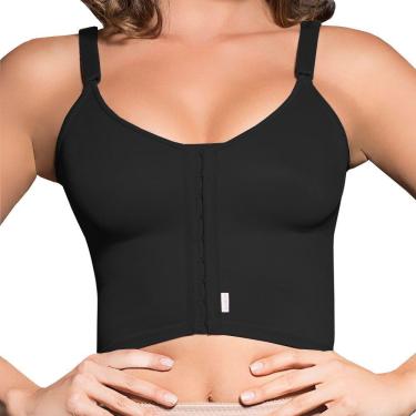 Imagem de Sutiã Pós-Cirúrgico Longo Preto
