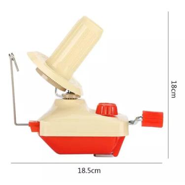 Imagem de Máquina Enrolador Enrolar Fios Linhas Lã Tricô Crochê