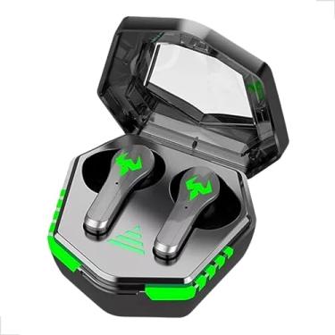Imagem de Fones de Ouvido Bluetooth TWS Gamer Intra Auricular com Cencelamento de Ruído e Microfone Embutido para Jogos - Branco